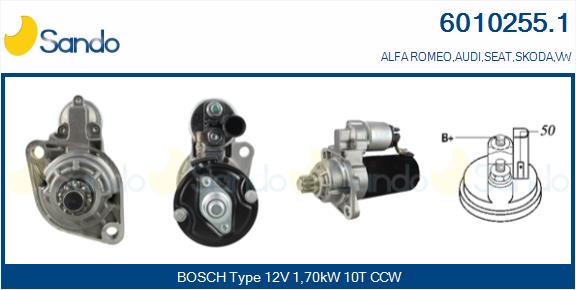  MOTORINO AVVIAMENTO (ORIGINALE) VW GOLF V 1.9TDI 05-