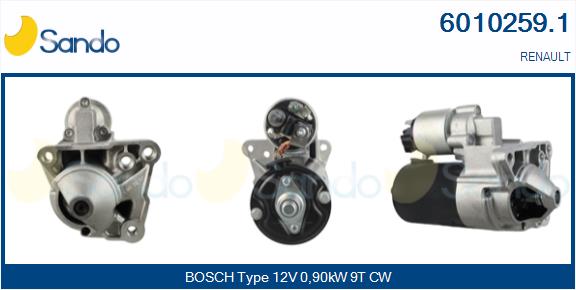Motorino d'avviamento SANDO 6010259.1