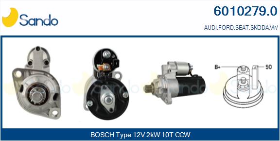  MOTORINO AVVIAMENTO (ADATTABILE) VW GOLF IV 1.9TDI -06