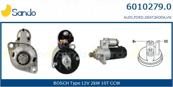  MOTORINO AVVIAMENTO (ADATTABILE) VW GOLF IV 1.9TDI -06