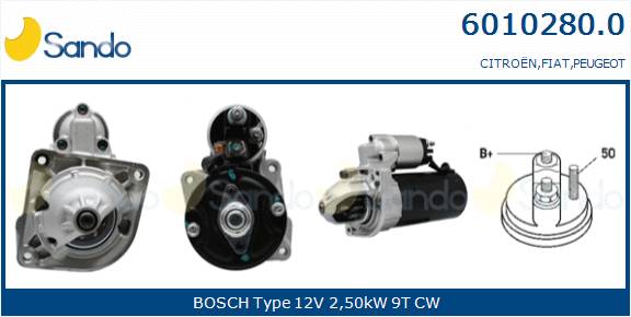  MOTORINO AVVIAMENTO (ADATTABILE) FIAT DUCATO 2.3D MJT 11-