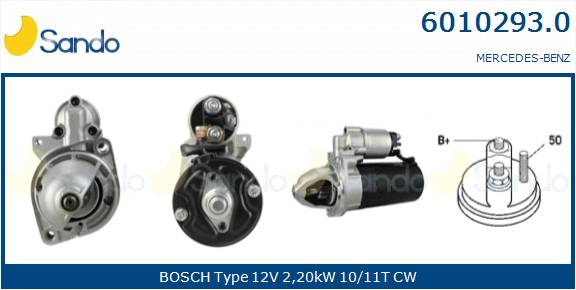  MOTORINO AVVIAMENTO (ADATTABILE) MERCEDES CLASSE C200D -07