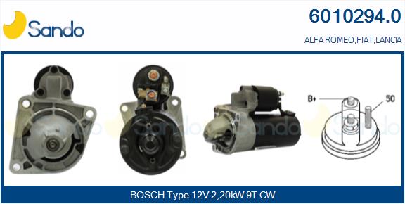  MOTORINO AVVIAMENTO (ADATTABILE) ALFA 156 2.4JTD -04