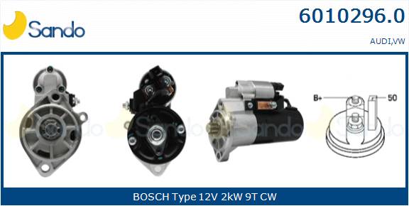  MOTORINO AVVIAMENTO (ADATTABILE) VW LT28-35 2.5TDI -06