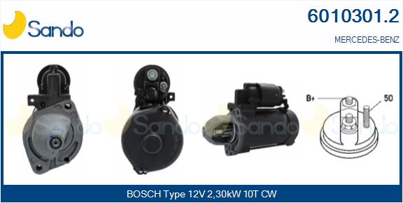 Motorino d'avviamento SANDO 6010301.2