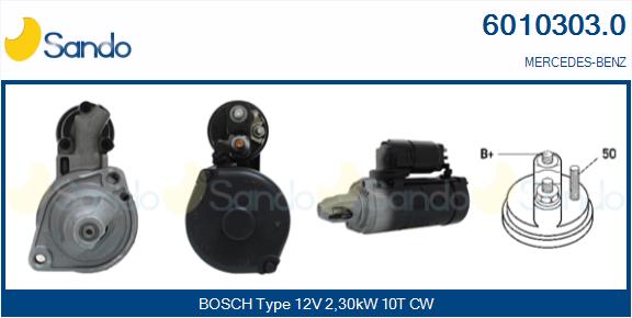 Motorino d'avviamento SANDO 6010303.0