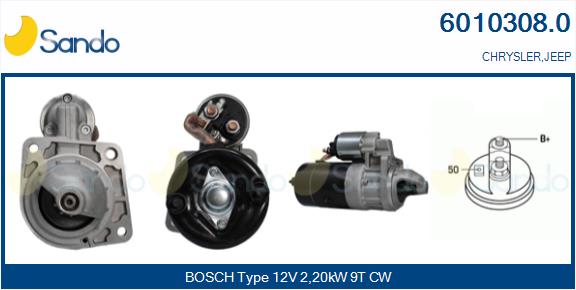  MOTORINO AVVIAMENTO (ADATTABILE) JEEP CHEROKEE 2.5 TD -99