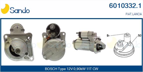 Motorino d'avviamento SANDO 6010332.1