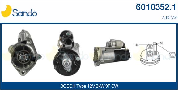  MOTORINO AVVIAMENTO (ORIGINALE) AUDI A4 2.0TDI -08