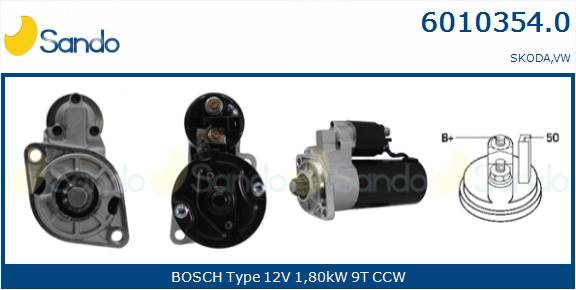  MOTORINO AVVIAMENTO (ADATTABILE) SKODA FELICIA 1.9D -01