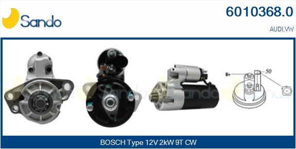  MOTORINO AVVIAMENTO (ADATTABILE) AUDI QT 3.0TDI -10