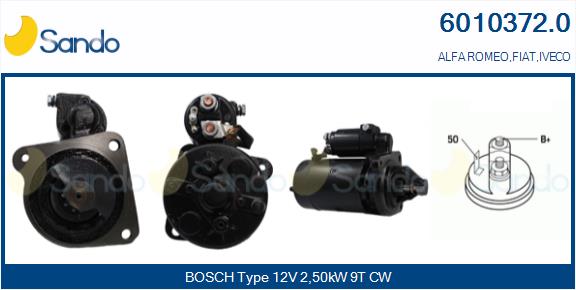  MOTORINO AVVIAMENTO (ADATTABILE) FIAT CAMPAGNOLA 2.4D