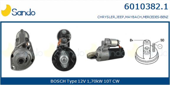 MOTORINO AVVIAMENTO (ORIGINALE) MERCEDES VITO 3.0CDI 06-