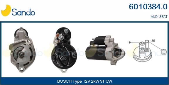 MOTORINO AVVIAMENTO (ADATTABILE) AUDI A4 1.9TDI -08