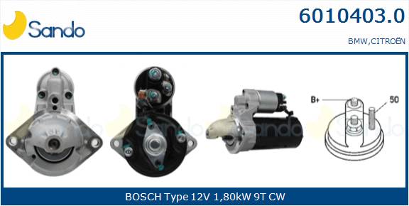  MOTORINO AVVIAMENTO (ADATTABILE) BMW