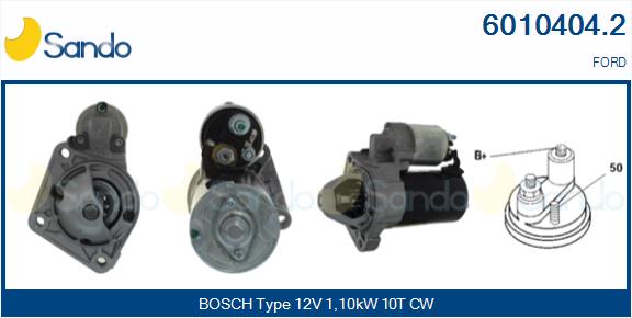 Motorino d'avviamento SANDO 6010404.2