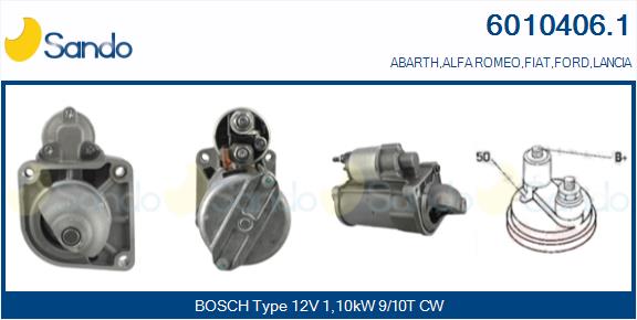 SANDO M.AV.TO(ORIGINALE) FIAT 500 1.2 LPG 10-