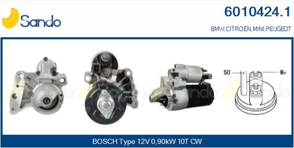  MOTORINO AVVIAMENTO (ORIGINALE) PEUGEOT 207 1.6 -13