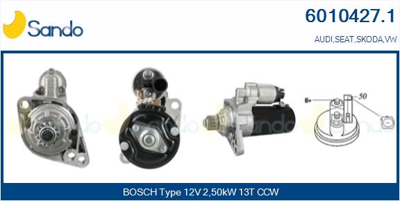  MOTORINO AVVIAMENTO (ORIGINALE) VW GOLF 1.6TDI -12