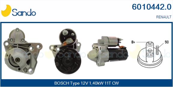  MOTORINO AVVIAMENTO (ADATTABILE) RENAULT MEGANE 1.9 DCI 10-