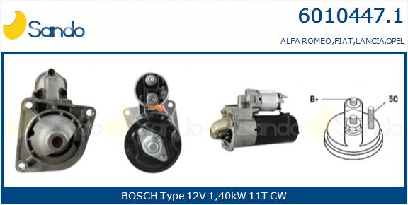  MOTORINO AVVIAMENTO (ORIGINALE) ALFA GIULIETTA 1.6JTDM 10-