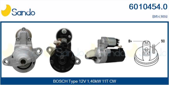 Motorino d'avviamento SANDO 6010454.0