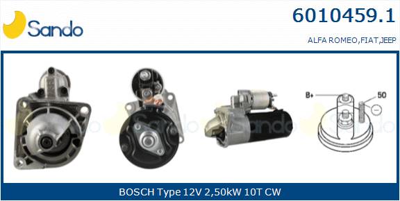  MOTORINO AVVIAMENTO (ORIGINALE) FIAT DOBLO 2.0D MJT 10-
