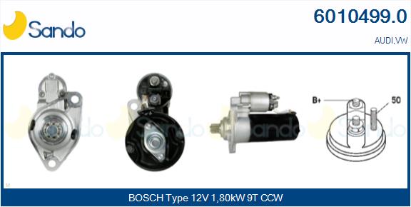 Motorino d'avviamento SANDO 6010499.0