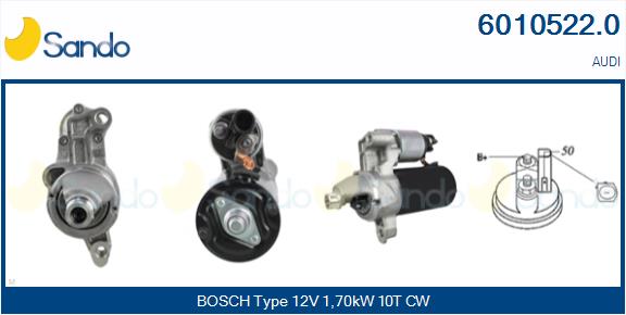 Motorino d'avviamento SANDO 6010522.0