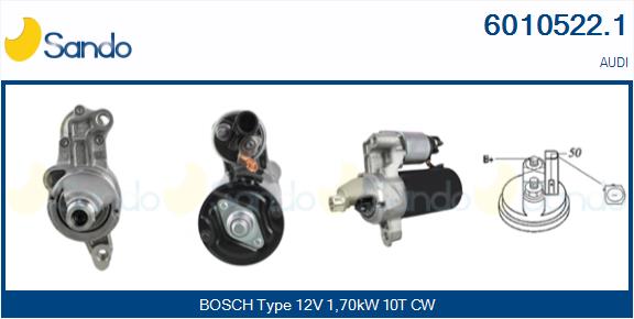 Motorino d'avviamento SANDO 6010522.1