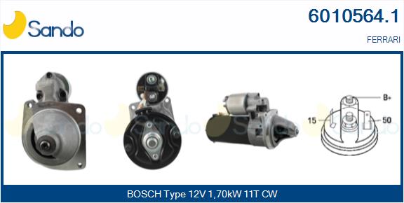 Motorino d'avviamento SANDO 6010564.1