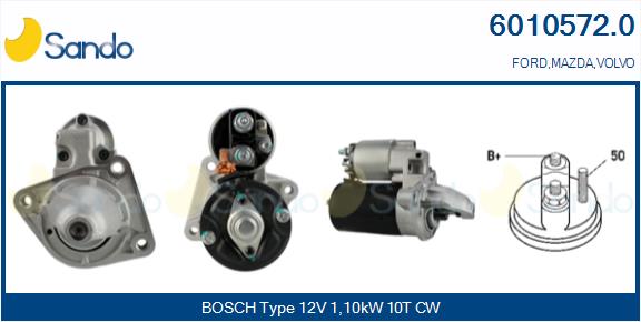  MOTORINO AVVIAMENTO (ADATTABILE) FORD B-MAX 1.4 LPG 13-