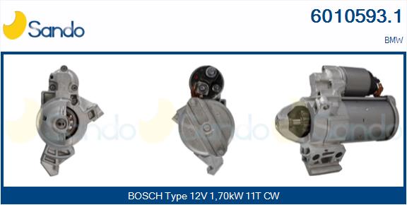 Motorino d'avviamento SANDO 6010593.1