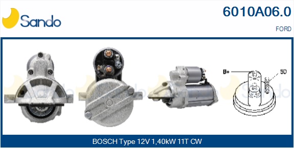 Motorino d'avviamento SANDO 6010A06.0