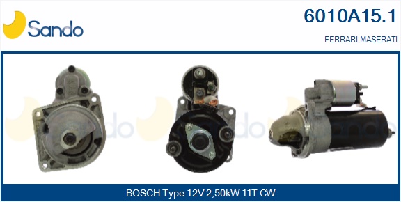 Motorino d'avviamento SANDO 6010A15.1