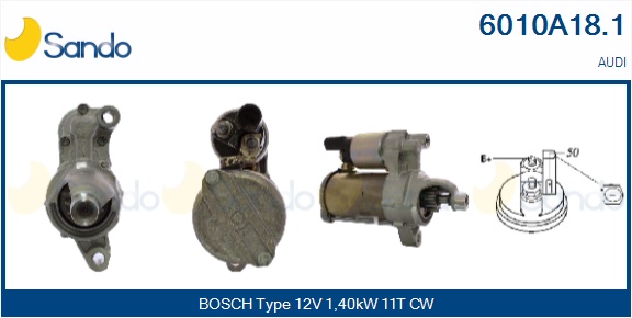 Motorino d'avviamento SANDO 6010A18.1