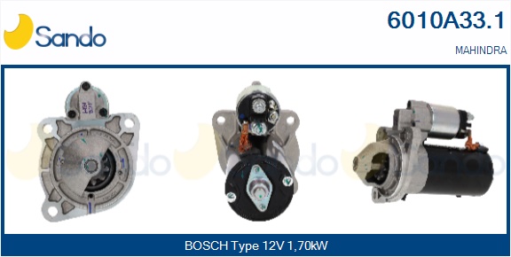 Motorino d'avviamento SANDO 6010A33.1