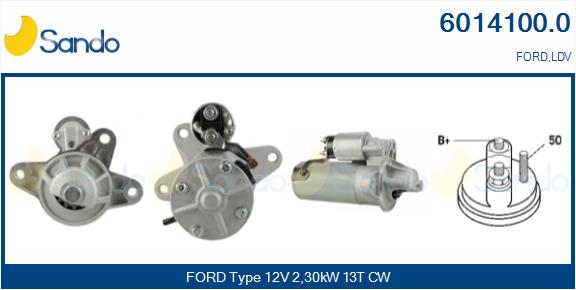 SANDO M.AV.TO(ADATTABILE) FORD TRANSIT 2.5D -00