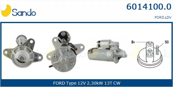 SANDO M.AV.TO(ADATTABILE) FORD TRANSIT 2.5D -00