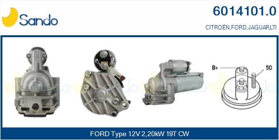  MOTORINO AVVIAMENTO (ADATTABILE) FORD MONDEO 2.0TDCI -07
