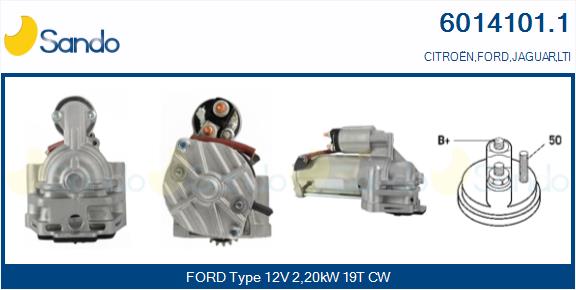  MOTORINO AVVIAMENTO (ORIGINALE) FORD MONDEO 2.0DI -07