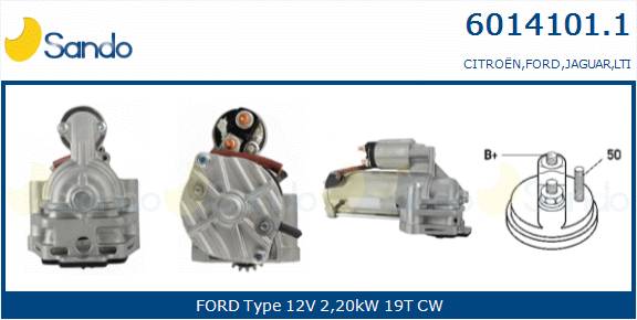  MOTORINO AVVIAMENTO (ORIGINALE) FORD MONDEO 2.0DI -07