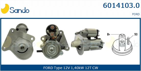  MOTORINO AVVIAMENTO (ADATTABILE) FORD FUSION 1.4 TDI -12