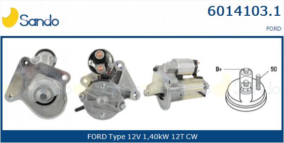  MOTORINO AVVIAMENTO (ORIGINALE ) FORD FIESTA 1.6TDI 04-