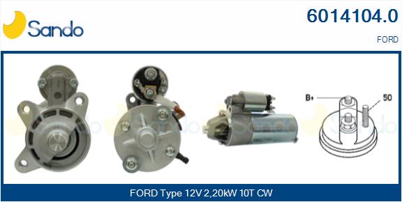 Motorino d'avviamento SANDO 6014104.0
