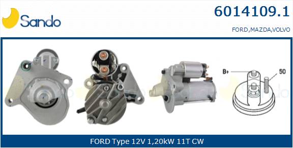  MOTORINO AVVIAMENTO (ORIGINALE ) FORD FOCUS C-MAX 1.6TD -07
