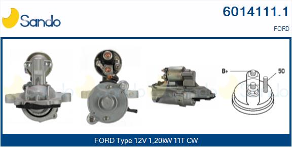 Motorino d'avviamento SANDO 6014111.1