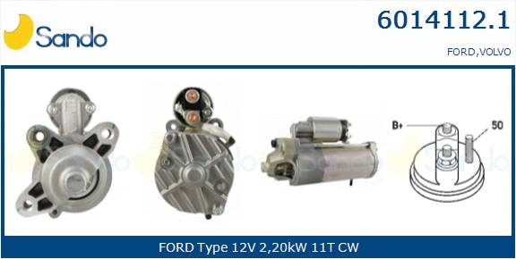  MOTORINO AVVIAMENTO (ORIGINALE) FORD FOCUS 2.0TDI 08-