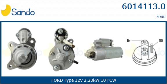  MOTORINO AVVIAMENTO (ADATTABILE) FORD FOCUS 1.8 TDDI -04