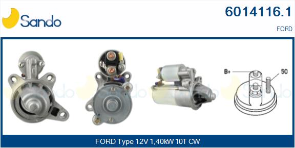 Motorino d'avviamento SANDO 6014116.1